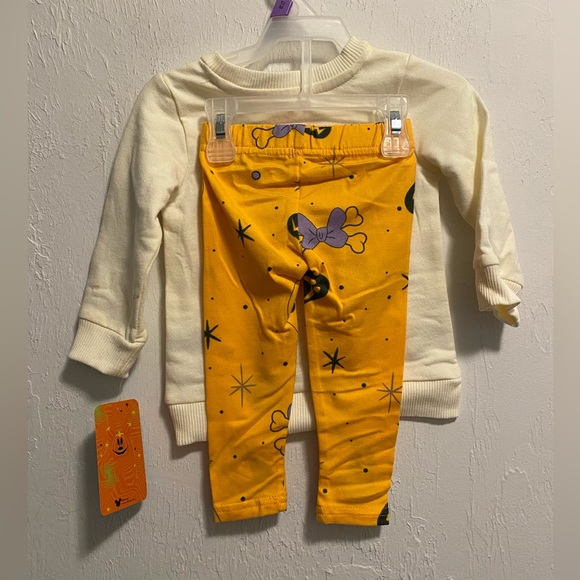 Disney Minnie Mouse Halloween Girl’s Long Sleeve Outfit Set Size 12 Months - Picture 2 of 3